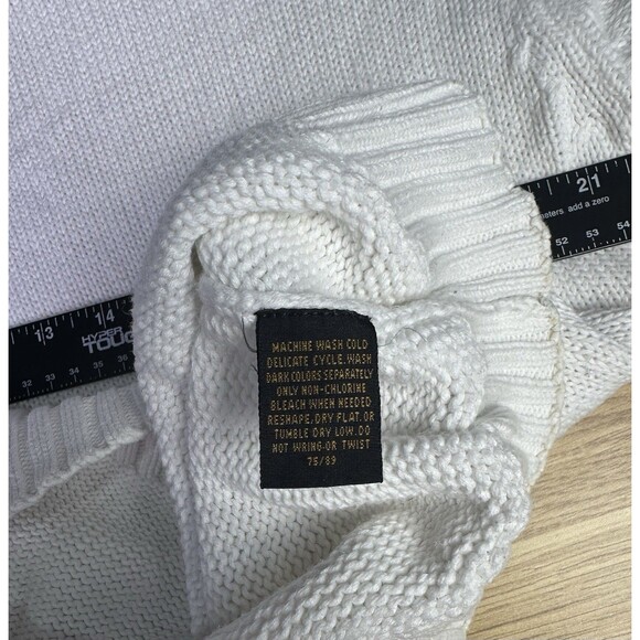 Vtg Eddie Bauer Crew Neck Sweater Men's XL Knit Heavyweight Fisherman Nautical - Picture 5 of 5